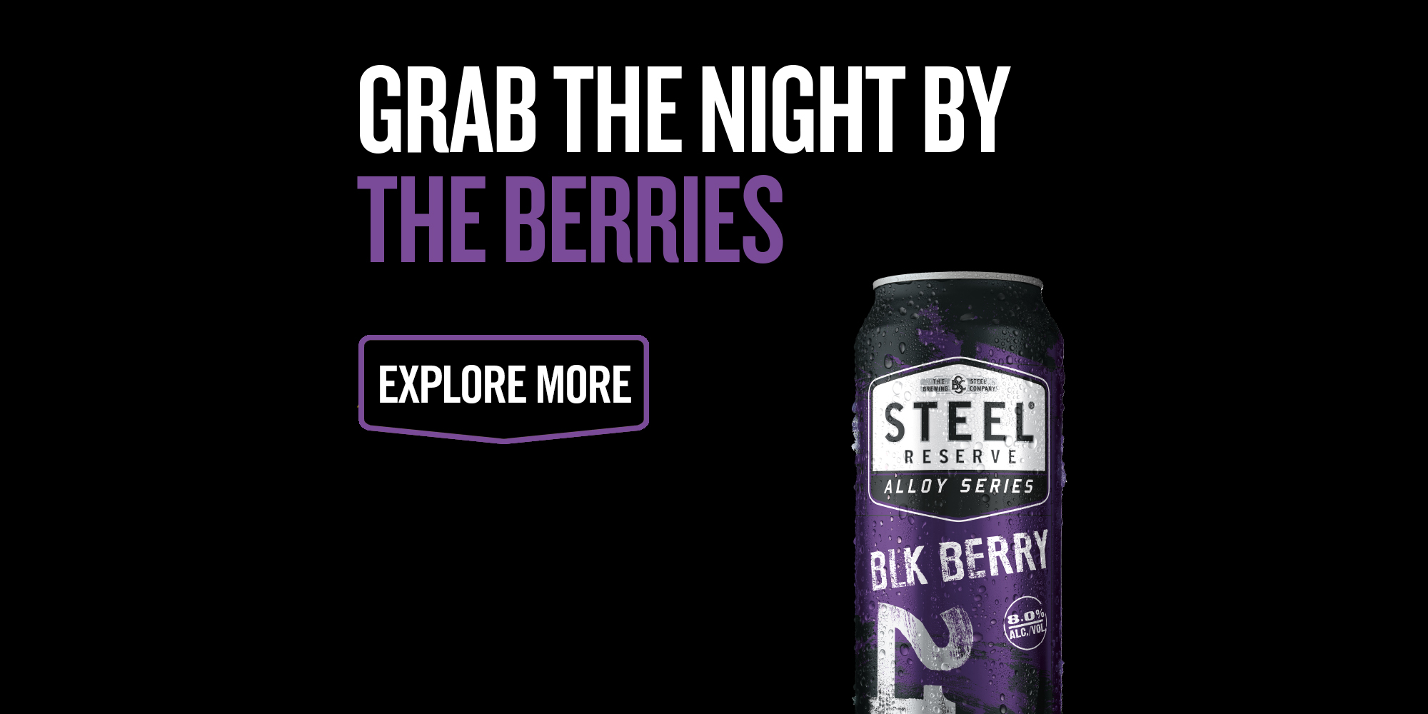 Blk Berry | Steel Reserve Alloy Series